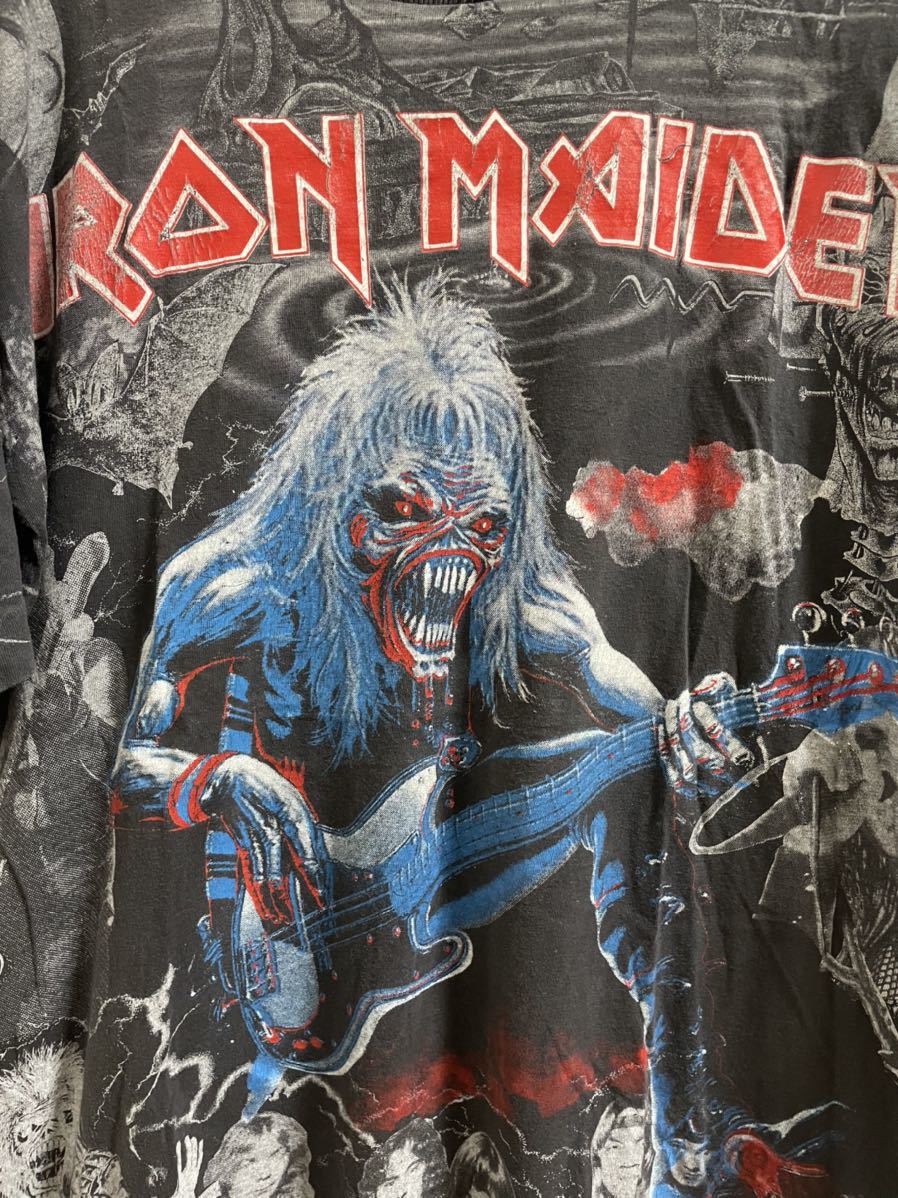 総柄 90s iron maiden ヴィンテージtシャツ バンドtシャツ_画像1