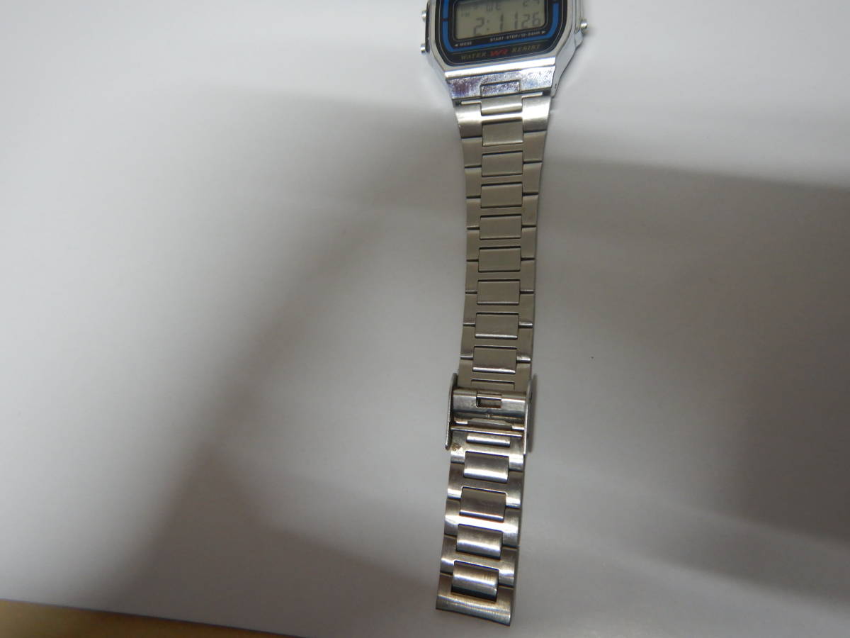 CASIO カシオ A164W デジタル メンズ腕時計 クロノグラフ 稼働_画像5