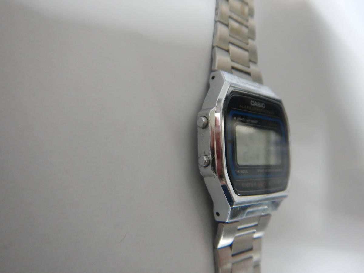 CASIO カシオ A164W デジタル メンズ腕時計 クロノグラフ 稼働_画像7