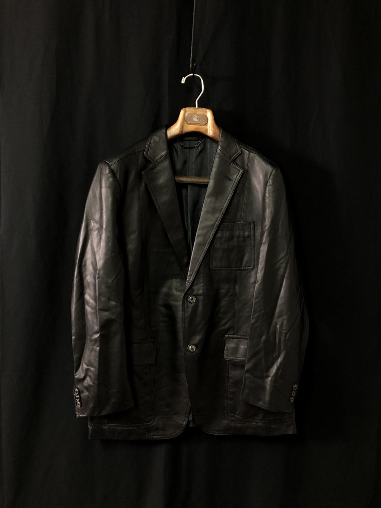 ◇BURBERRY LONDON バーバリー レザージャケット ラムレザー 羊革