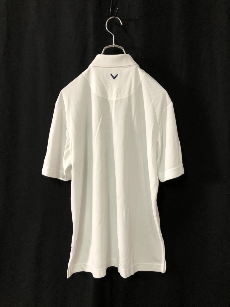 ◆Callaway キャロウェイ ゴルフシャツ ポロシャツ ドライ素材 Lの画像8