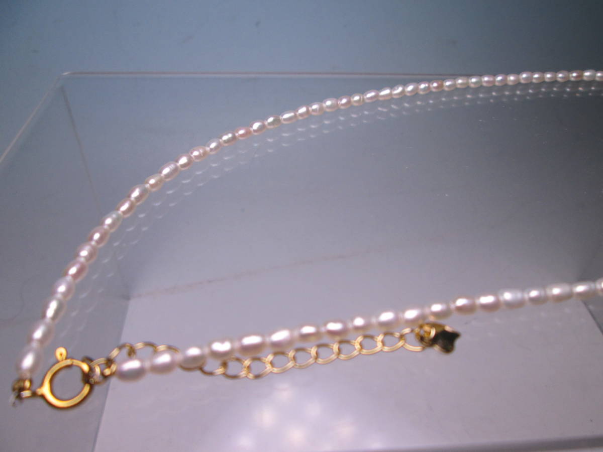 * Kiyoshi .. fresh water pearl .3mm~4mm. necklace 