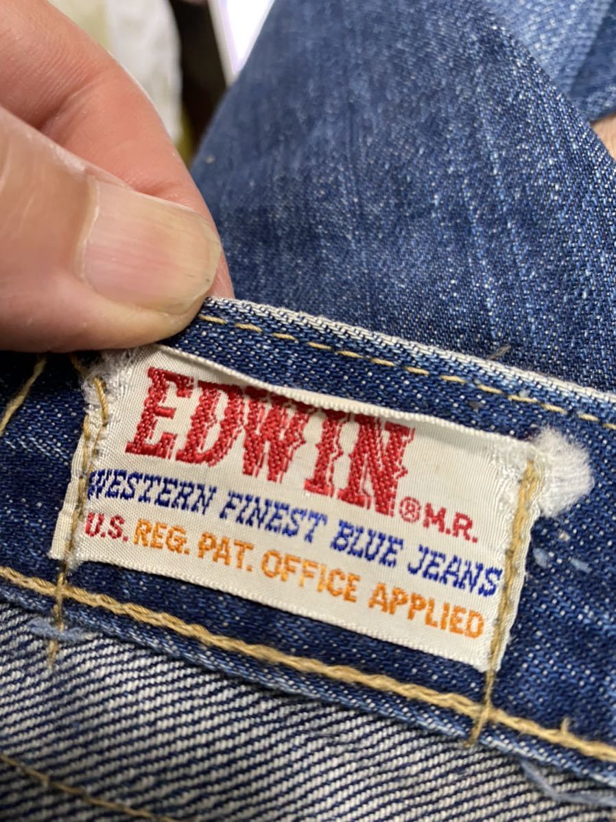 EDWINエドウィンの80年代ヴィンテージベルボトム　送料無料_画像5