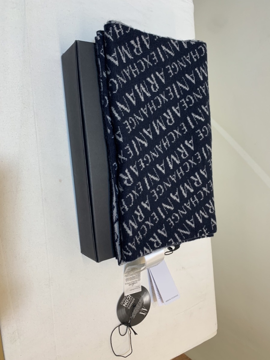 美品 AX ARMANI EXCHANGE アルマーニ マフラー 160cm ceratinxd.com