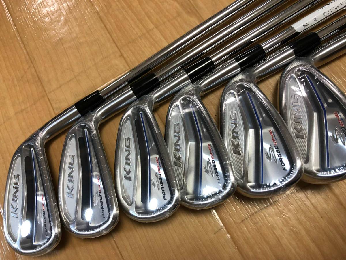 未使用 COBRA(コブラ) KING FORGED ONE LENGTH N.S.PRO 950GH FLEX-R アイアン6本セット #5-9,PW_画像1