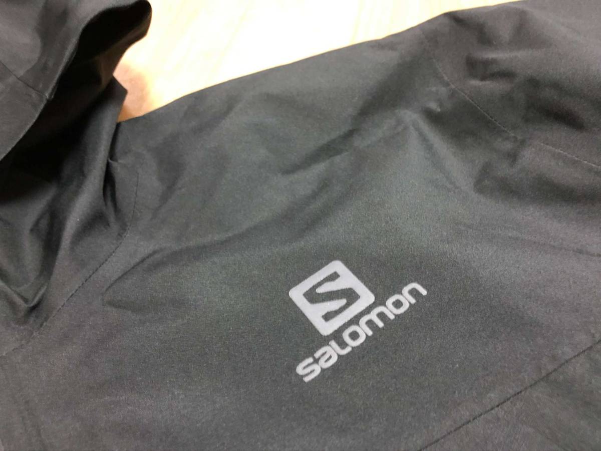 SALOMON(サロモン)OUTLINE GORE-TEX 2.5L JACKET ゴアテックス アウトドアジャケット LC1599500(Black)Ｌ_画像6