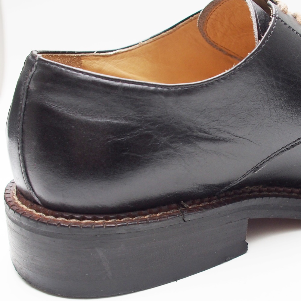 GREW＆SON★41（26cm程度）イタリア製 グルーアンドサン 本革 ハンドメイド 革靴 ブラック 紳士靴 メンズ Uチップ ビジネス レザーシューズ_画像5