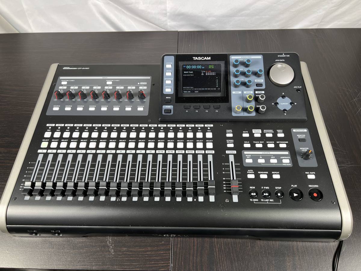 未使用】TASCAM マルチトラックレコーダー DP-24SD 24トラック SD/SDHC