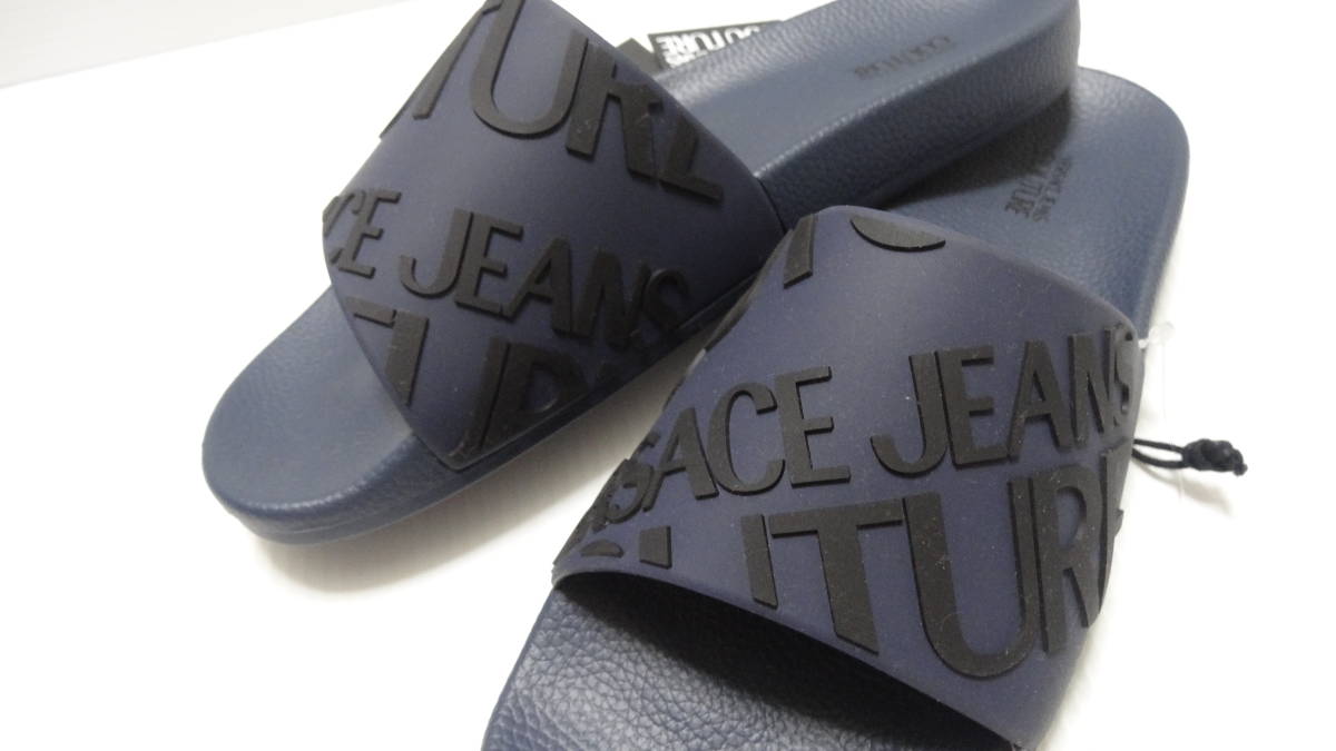 新品 ヴェルサーチ【VERSACE JEANS】メンズ サンダル ビーチサンダル