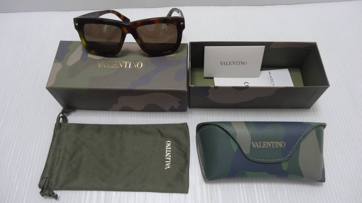 新品☆ヴァレンティノ【VALENTINO】メンズ☆サングラス☆ブラウン
