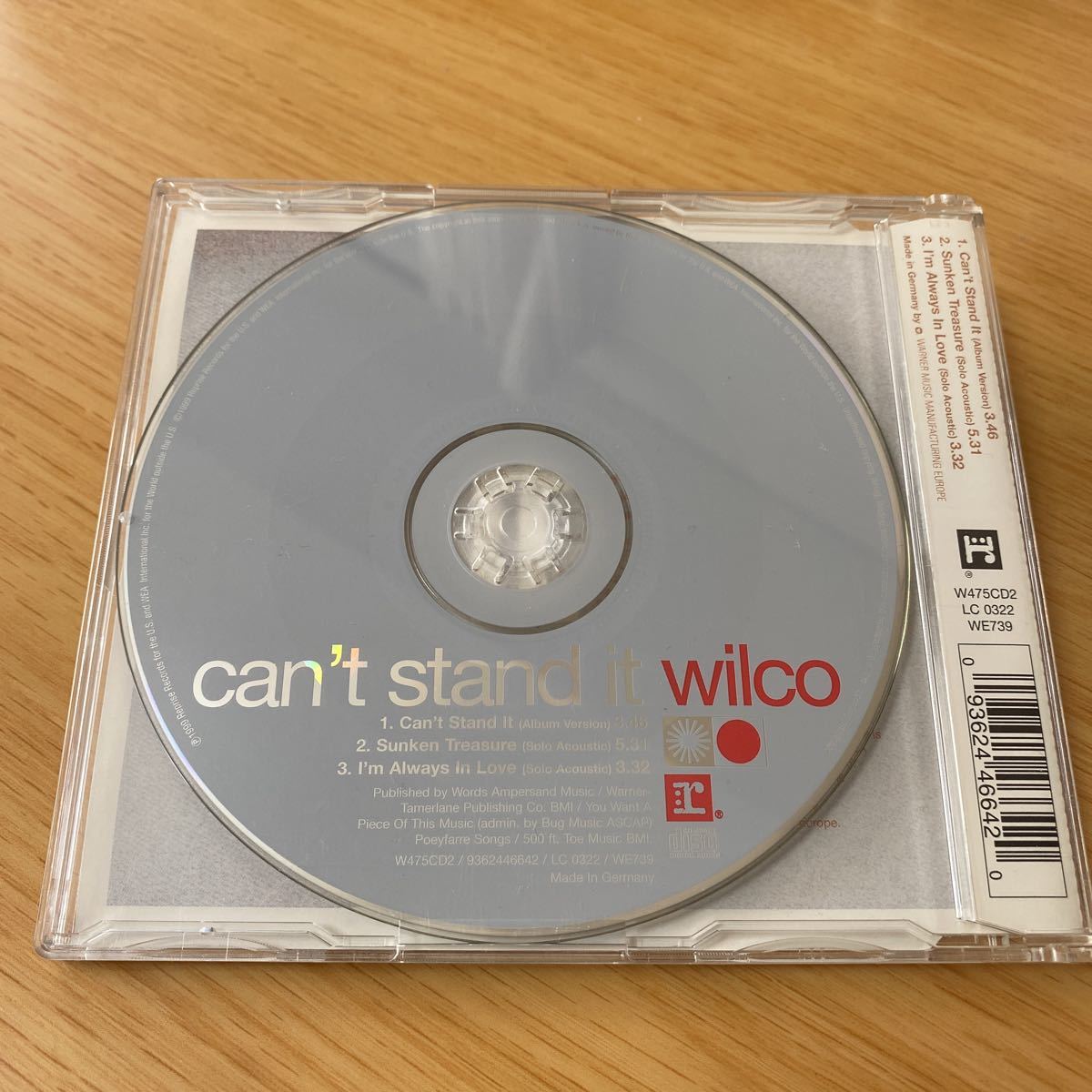 【美品】CD Wilco / Can't Stand It 2 枚セットの画像3