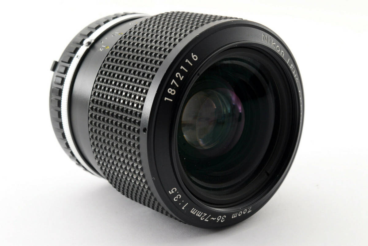 #1608 極上美品 ニコン シリーズE マニュアルレンズ Nikon Series E Zoom 36-72mm f/3.5 Lens_画像4