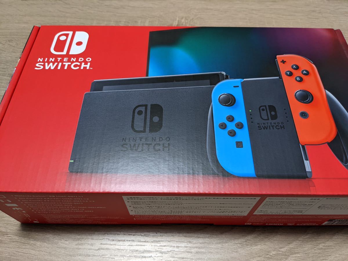 新品未使用】NintendoニンテンドーSwitch本体Joy-Con(L) ネオンブルー
