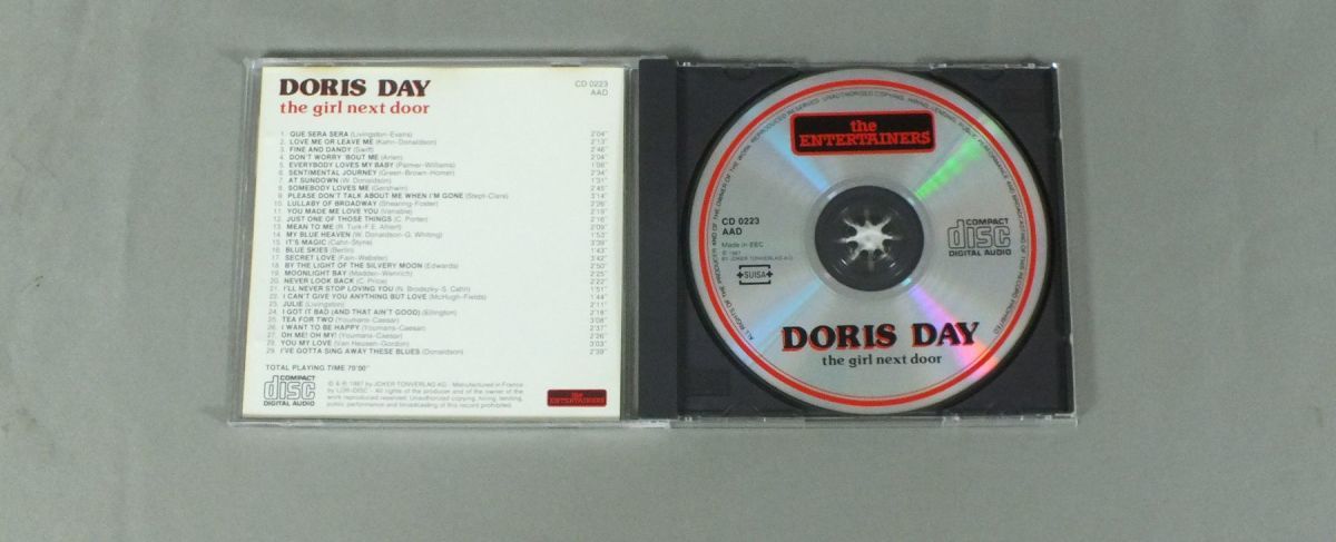 ★輸CD DORIS DAY/GIRL NEXT DOOR★_画像2