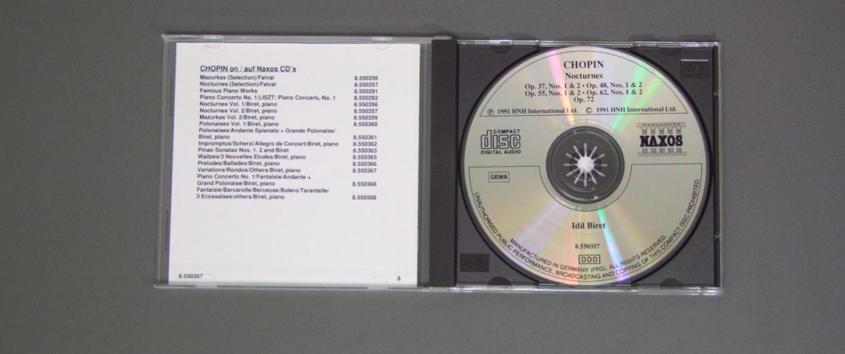 ★独CD Idil Bire/Chopin;Nocturnes Op.37 帯付★_画像2