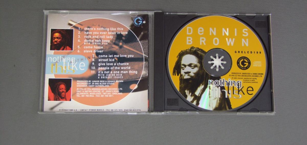 ★輸CD DENNIS BROWN/NOTHING LIKE THIS ★_画像2