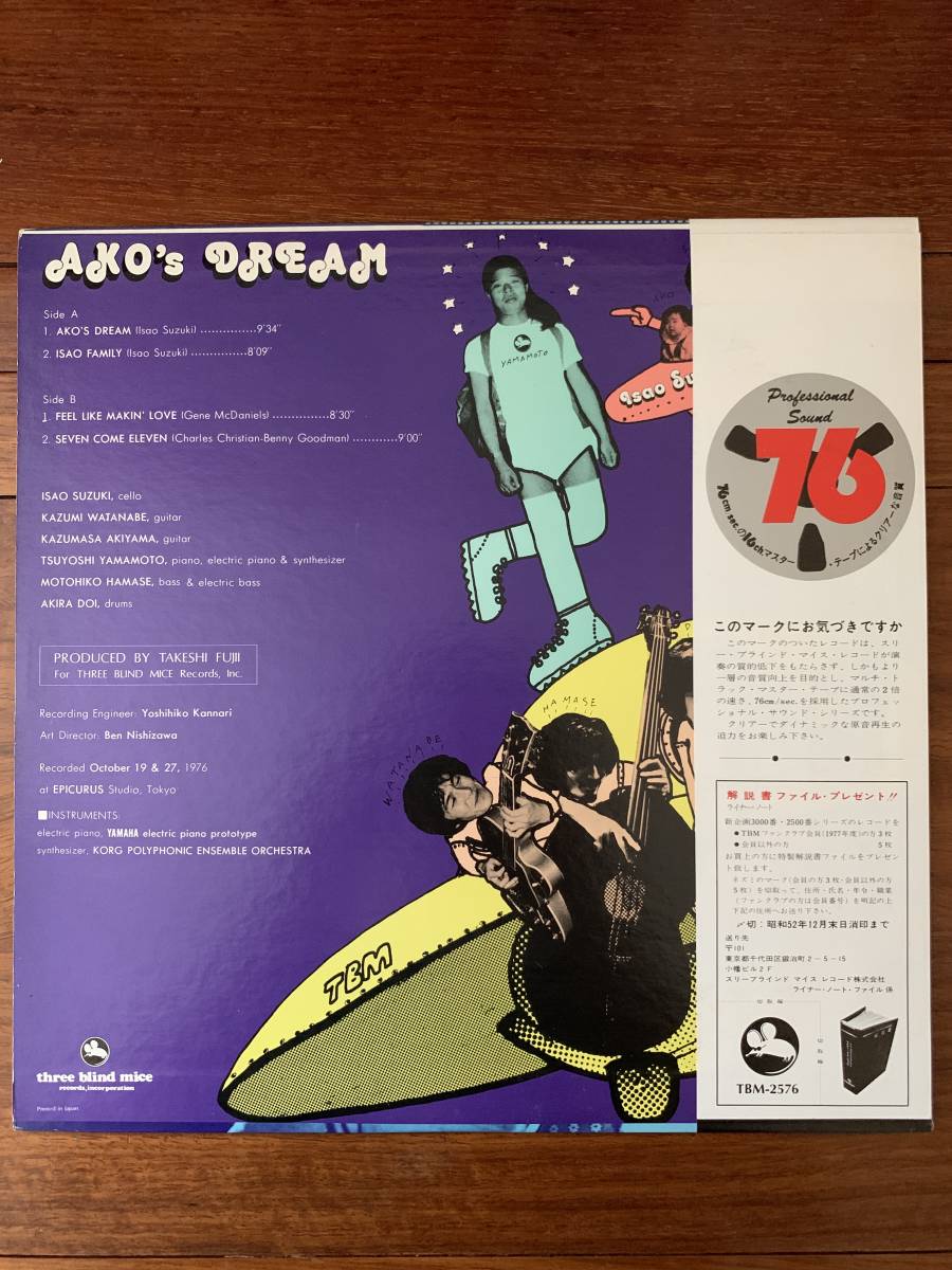 専用 鈴木 勲セクステット - あこの夢 TBM ジャズレコード LPレコード 専用 鈴木 勲セクステット - あこの夢 TBM ジャズレコード LPレコード