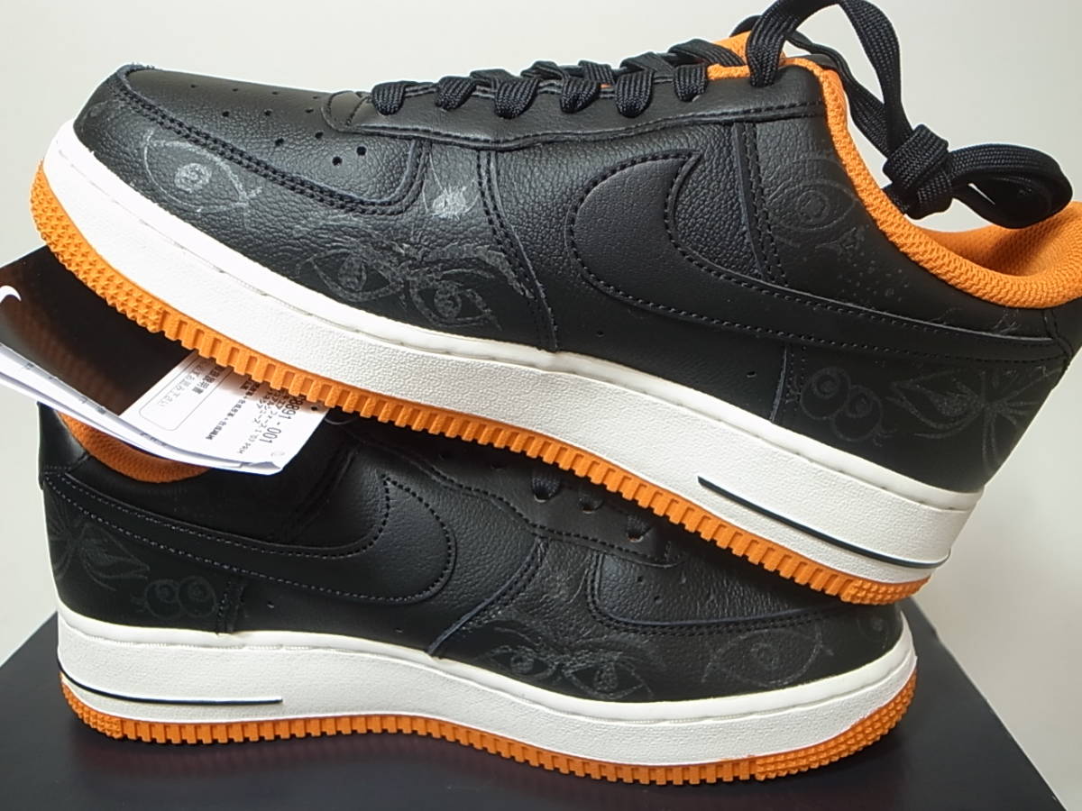 【送料無料】NIKE AIR FORCE 1 ’07 PRM HALLOWEEN 25cm US7新品 国内黒タグ付 エアフォース1 蓄光GLOW IN THE DARK ハロウィン DC8891-001