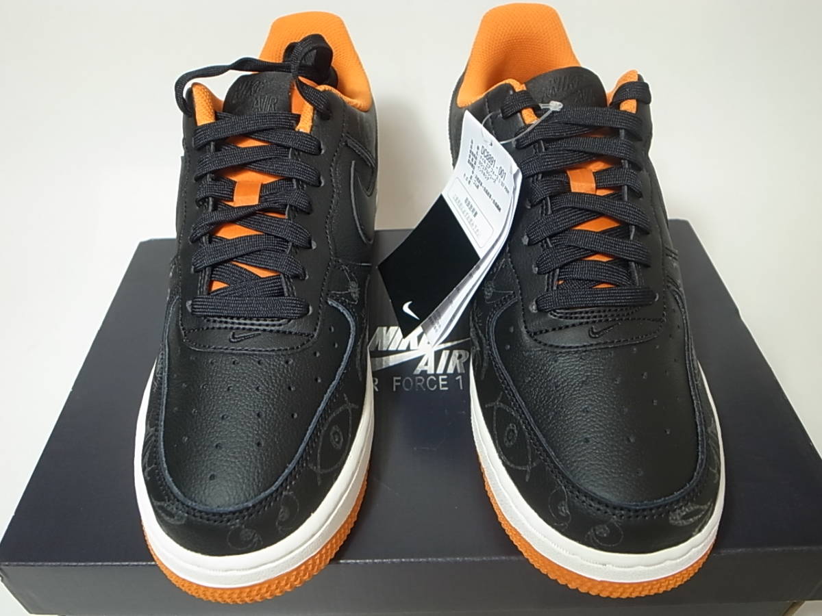 【送料無料】NIKE AIR FORCE 1 ’07 PRM HALLOWEEN 25cm US7新品 国内黒タグ付 エアフォース1 蓄光GLOW IN THE DARK ハロウィン DC8891-001