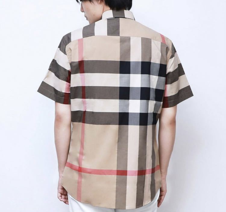 BURBERRY London England SOMERTON チェック 半袖シャツ S メンズ