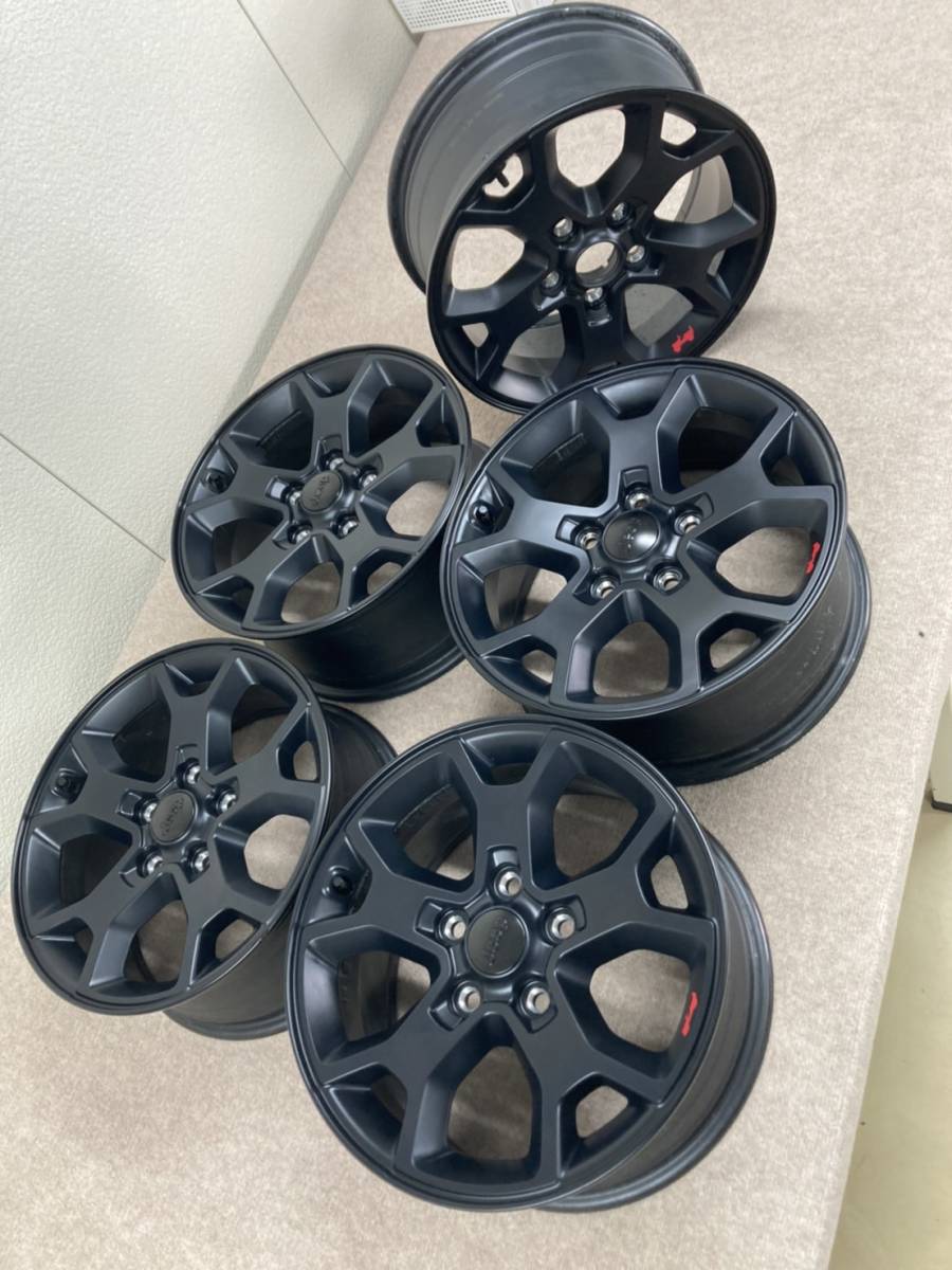 JEEP ラングラー MOPAR ルビコン 純正ホイール 17×7.5J 5H 5本セット 美品 2