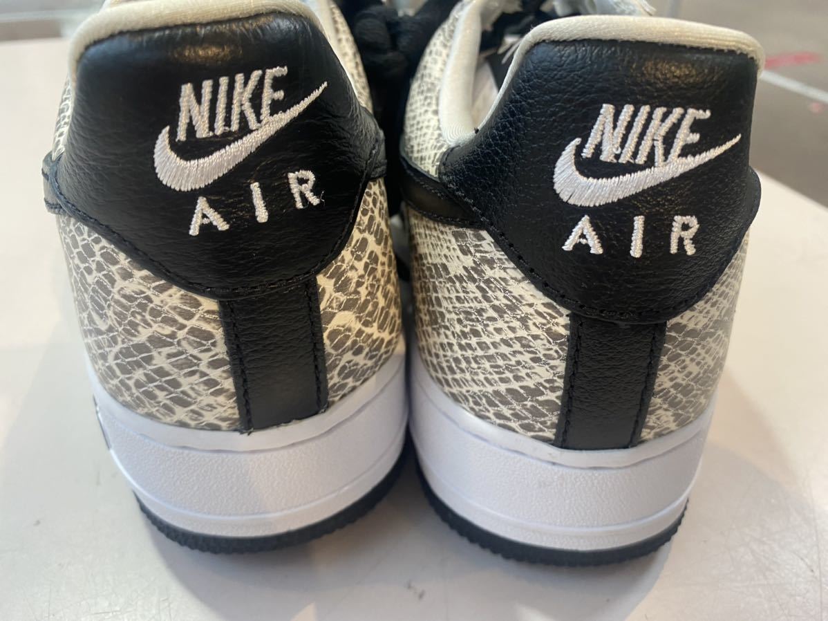 2018 NIKE AIR FORCE 1 LOW RETRO COCOA SNAKE US7 新品白蛇