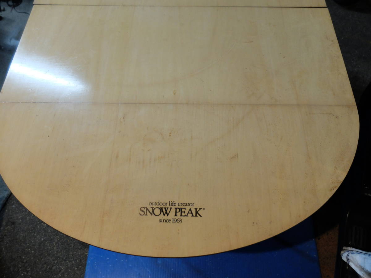 最新品安い ヤフオク! - SNOW PEAK スノーピーク オーバルテーブル