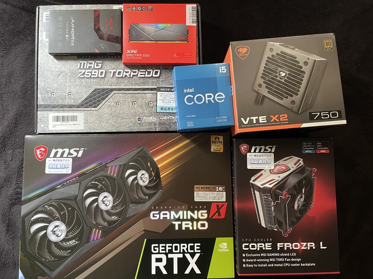 スペシャルオファ ゲーミングPC RTX3070/Core i5 11400 デスクトップ型