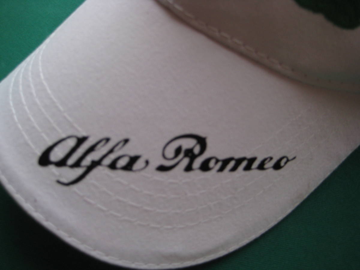 ♪ 新品 アルファロメオ クアドリフォリオ　四つ葉のクローバー クラシック レーシング　キャップ 帽子 送料無料 ♪_画像4