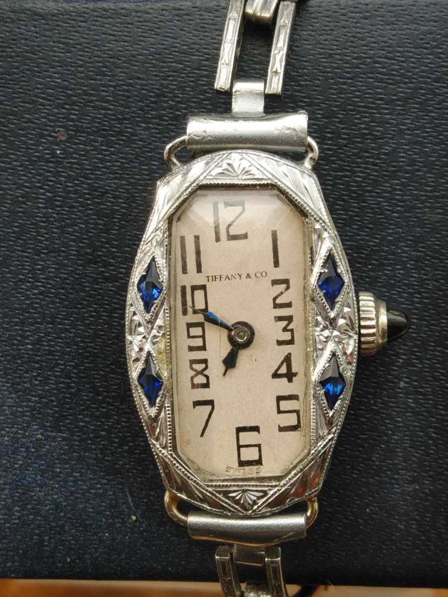 TIFFANY&Co. Tiffany hand winding antique wristwatch 