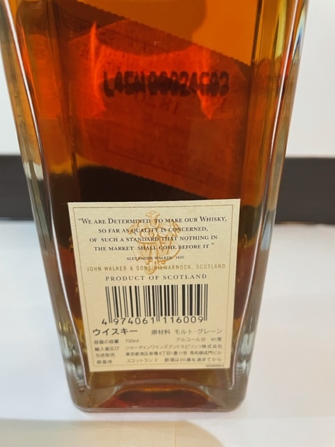 JOHNNIE WALKER 1820 ジョニーウォーカー スコッチ ウイスキー JOHNNIE WALKER 1820 ジョニーウォーカー スコッチ ウイスキー