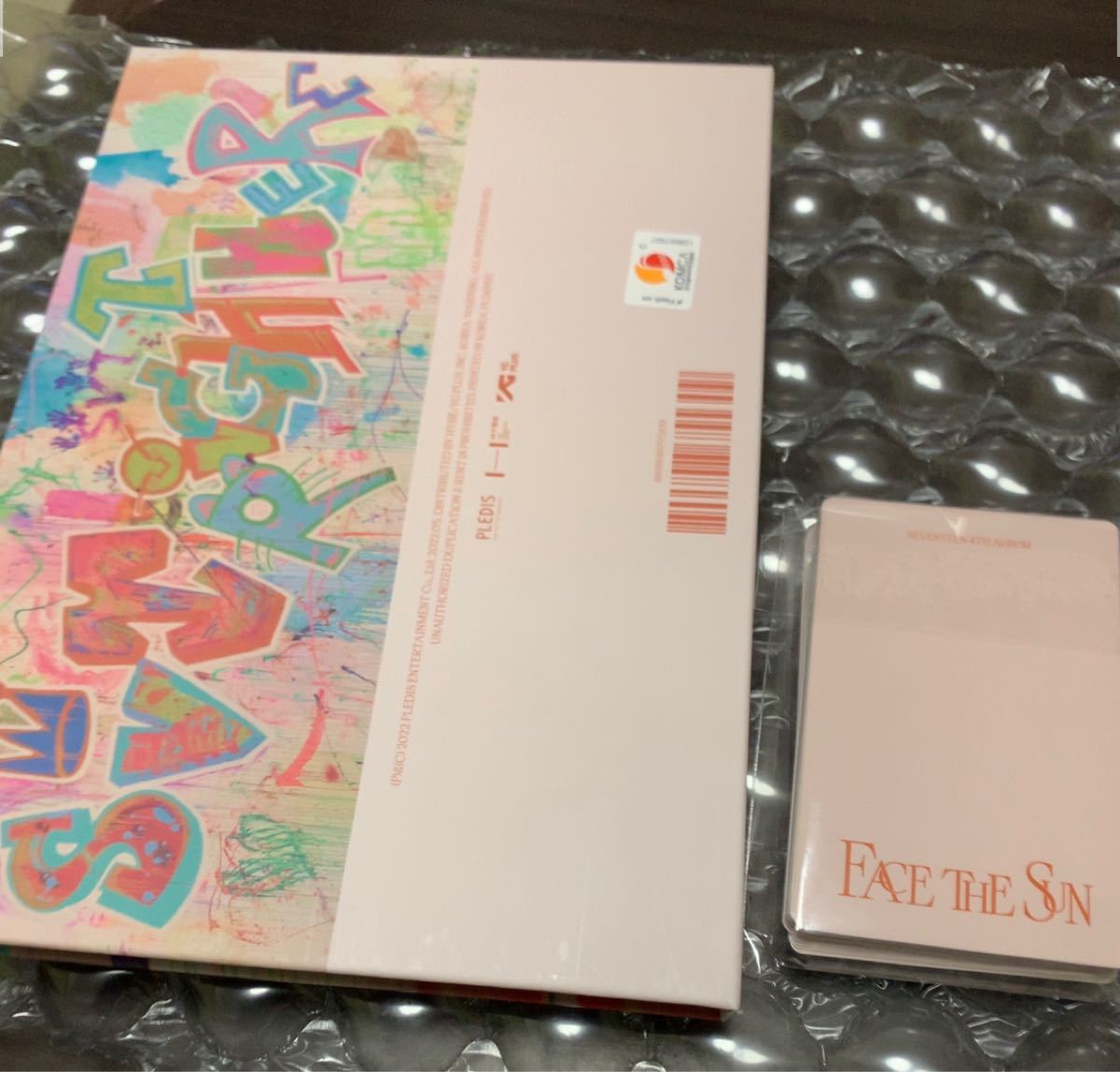 FACE THE SUN ディエイト CARAT盤バインダー トレカ SEVENTEEN セブチ