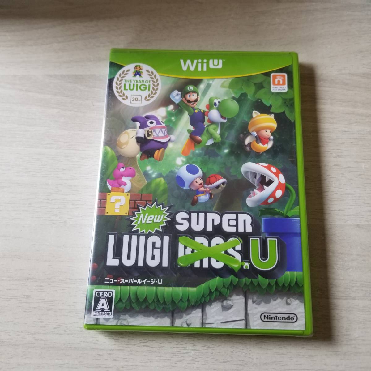 ●未開封　Wii U 　New スーパールイージ U 　　同梱可能●
