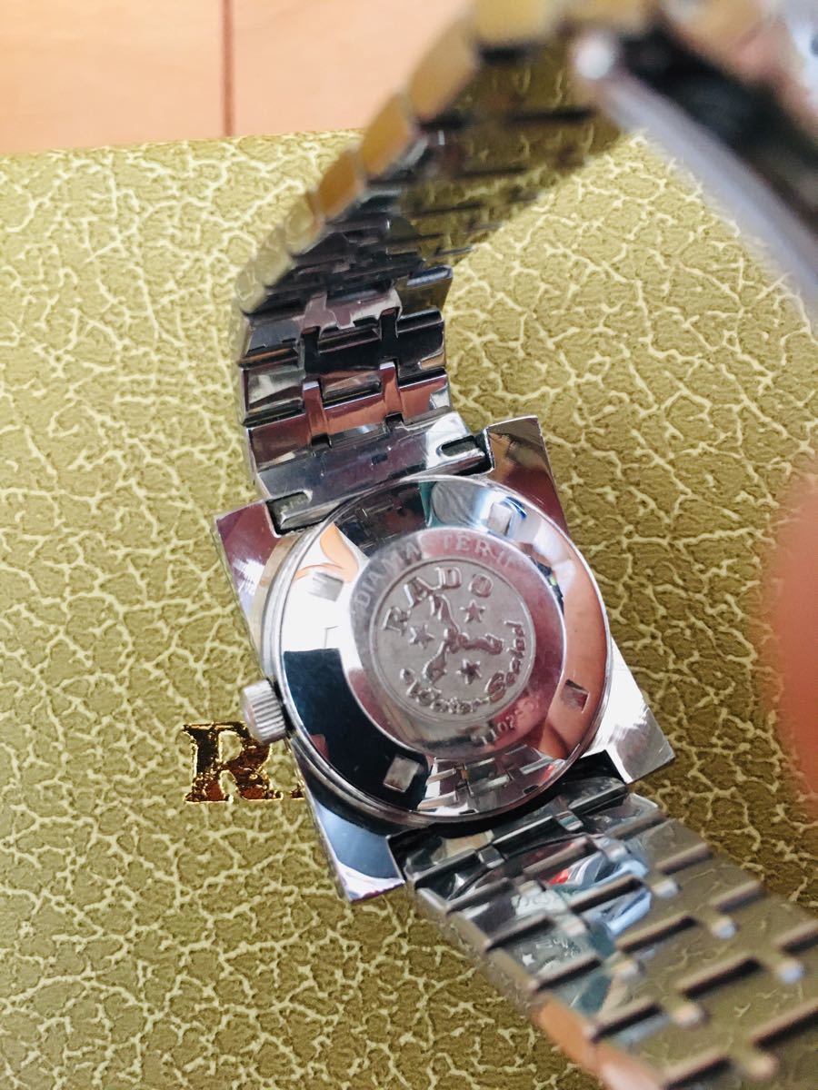 超激レア ラドー RADO ダイヤマスター スクエア超硬ケース 極美 超激レア ラドー RADO ダイヤマスター スクエア超硬ケース 極美