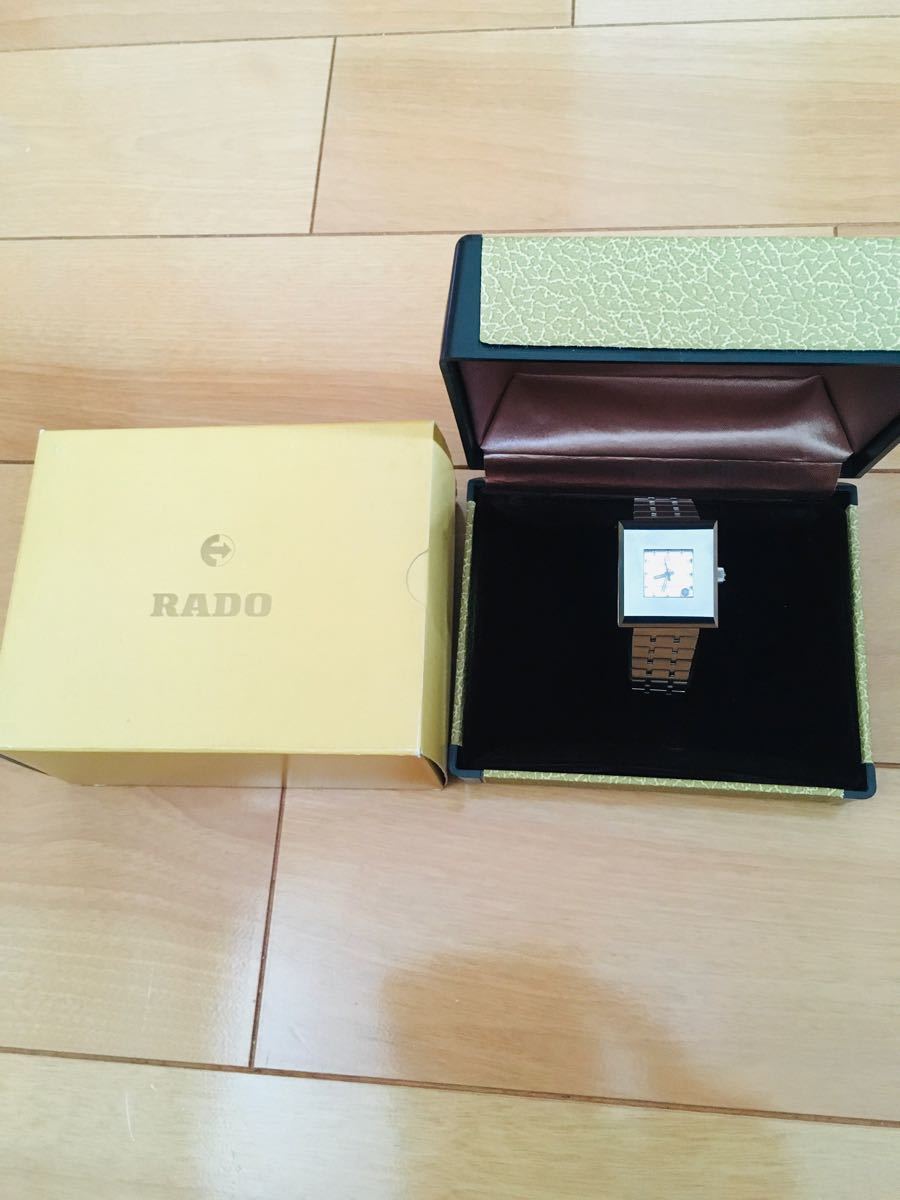 超激レア ラドー RADO ダイヤマスター スクエア超硬ケース 極美 超激レア ラドー RADO ダイヤマスター スクエア超硬ケース 極美