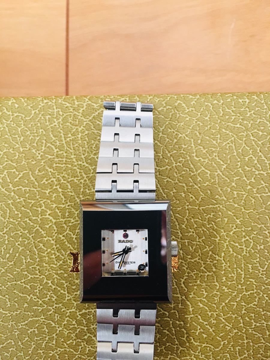 超激レア ラドー RADO ダイヤマスター スクエア超硬ケース 極美 超激レア ラドー RADO ダイヤマスター スクエア超硬ケース 極美