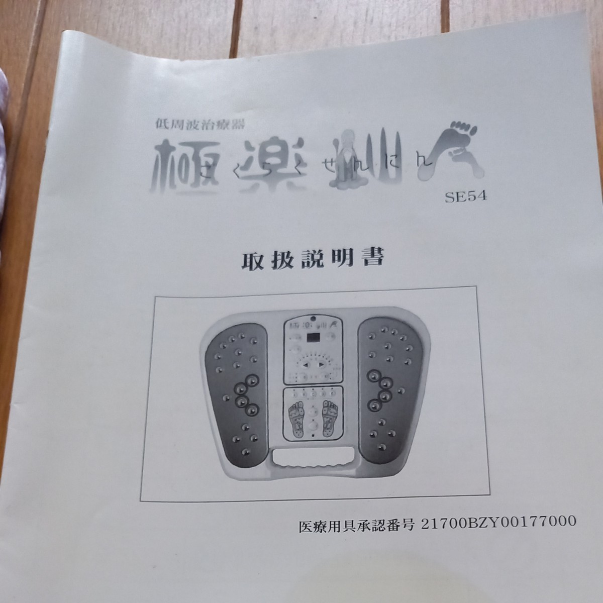 トップラン極楽仙人 SE54-V 低周波治療器 - 健康家電