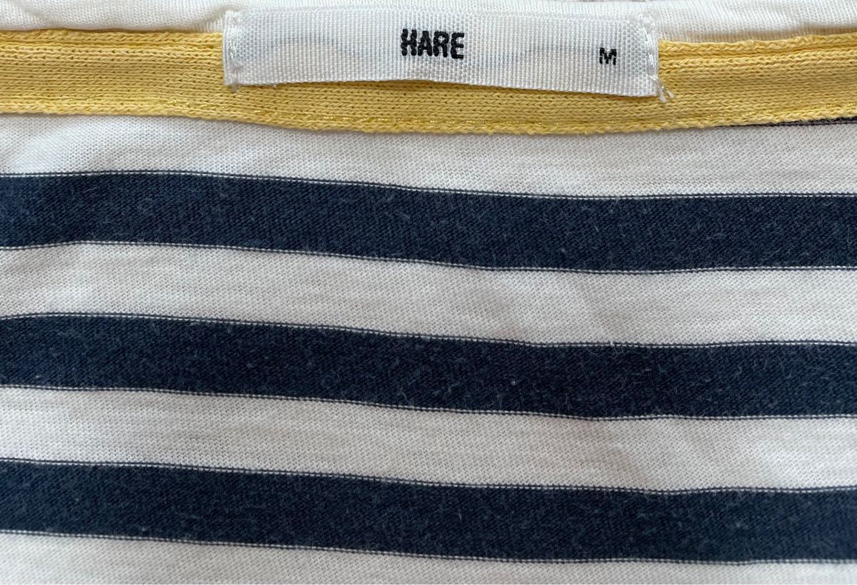 HARE ボーダーTシャツ(七分袖)