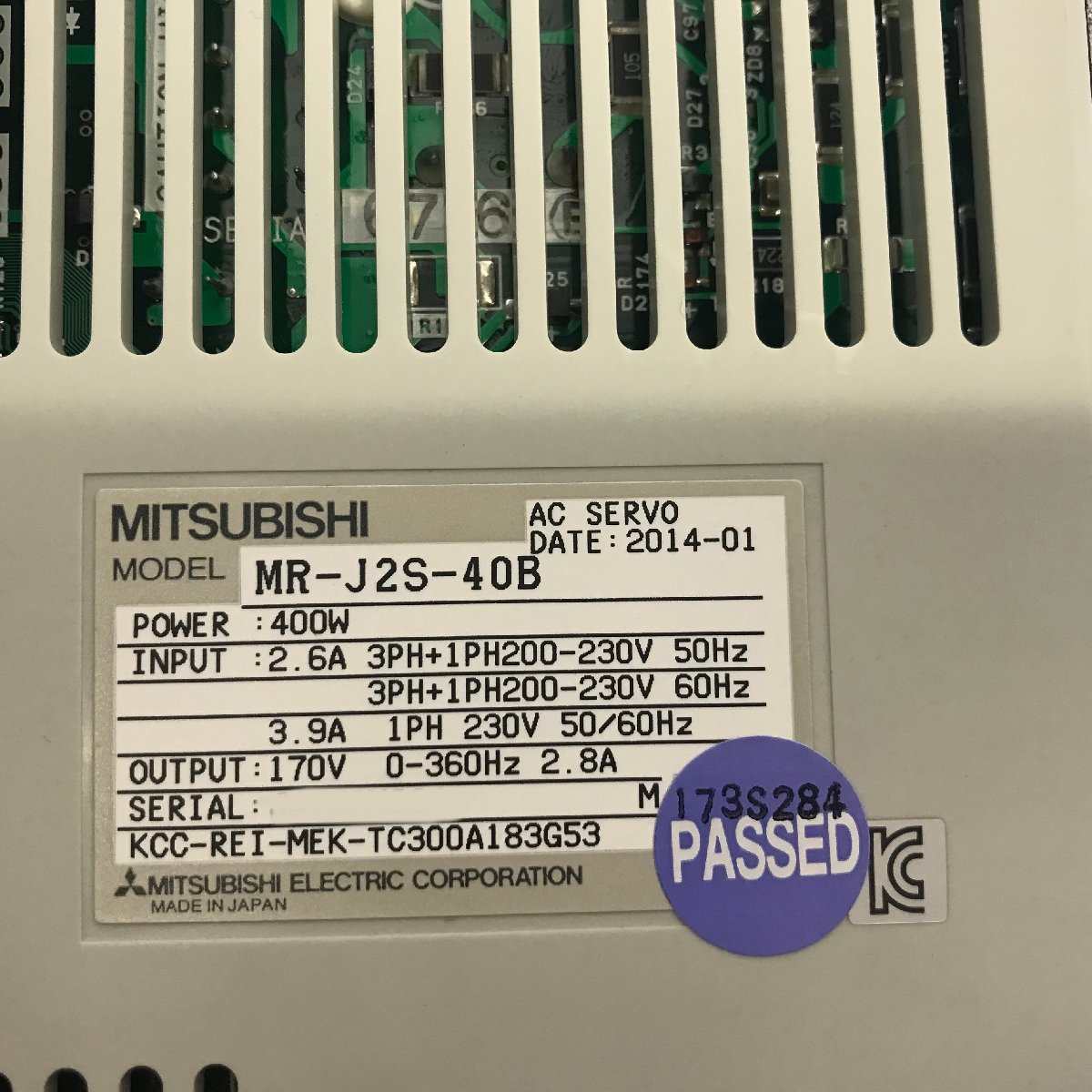 65％以上節約 新品 MITSUBISHI 三菱 MR-J2S-100CP サーボアンプ