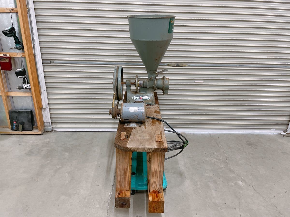 中古 国光社 クニミツ A-1 製粉機 ひかり号 200V 米 そば 小麦 中古 国光社 クニミツ A-1 製粉機 ひかり号 200V 米 そば 小麦