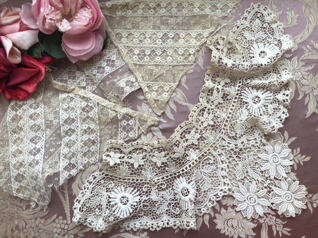 フランスアンティーク 豪華 美しいレースの襟2点セット チュール 花刺繍 繊細 ドールに ハンドメイド 素材 注目の福袋をピックアップ! フランスアンティーク 豪華 美しいレースの襟2点セット チュール 花刺繍 繊細 ドールに ハンドメイド 素材 注目の福袋をピックアップ!