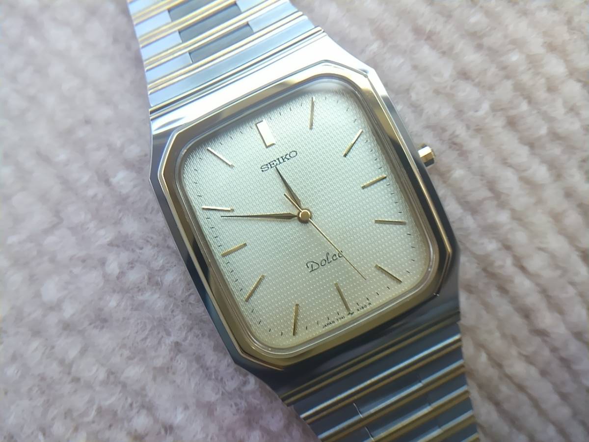 超美品 SEIKO セイコー DOLCE ドルチェ 超硬ケース タングステン 超美品 SEIKO セイコー DOLCE ドルチェ 超硬ケース タングステン
