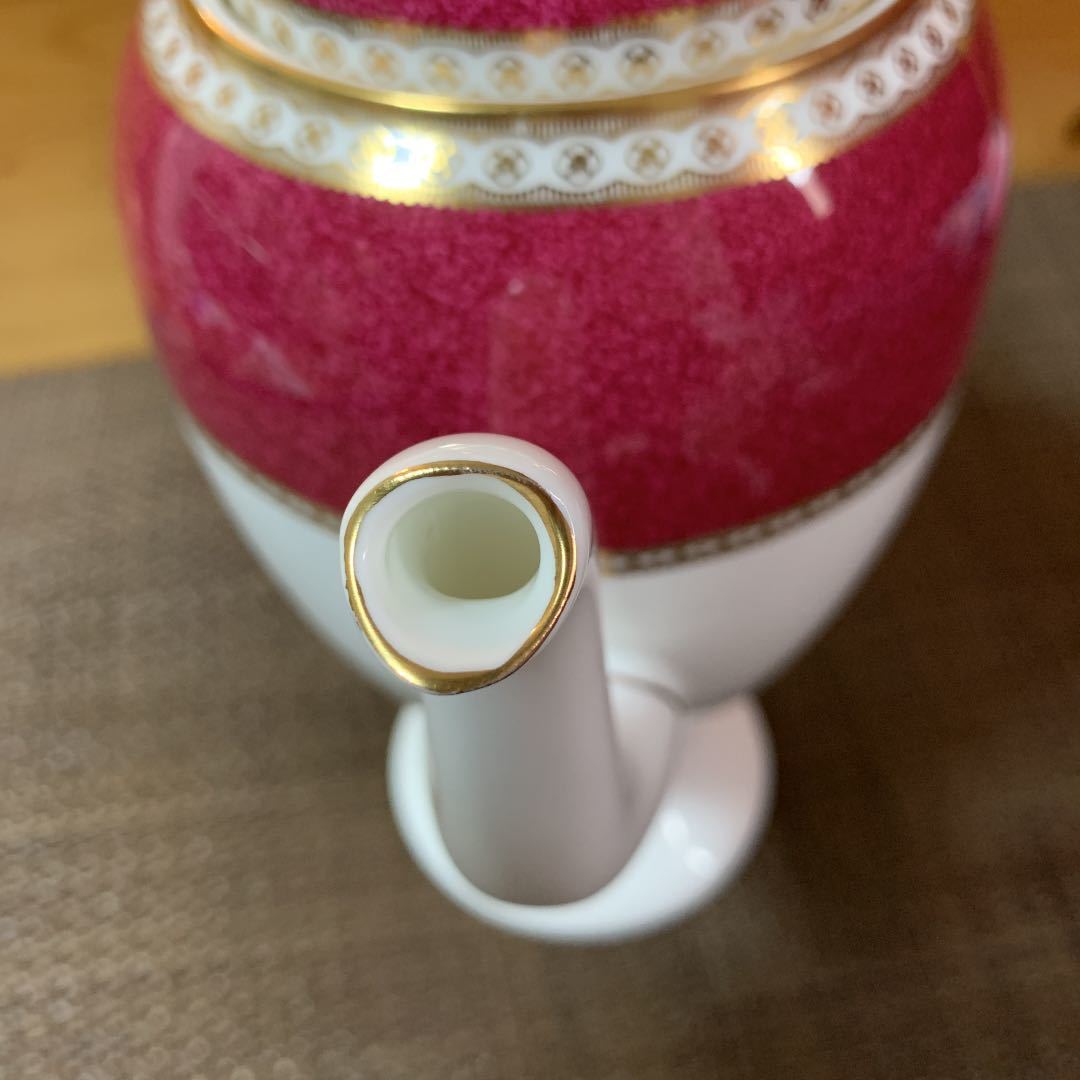 ウェッジウッド ユーランダー パウダールビー コーヒーポット