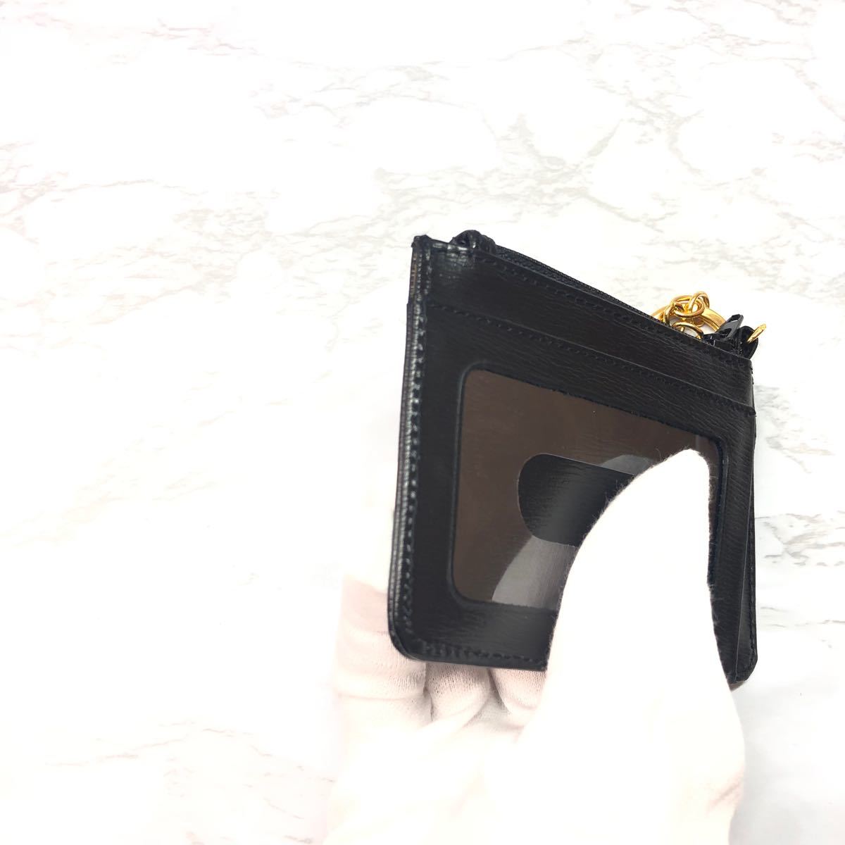 極美品】GIVENCHY ジバンシィ コインケース パスケース キーリング付き