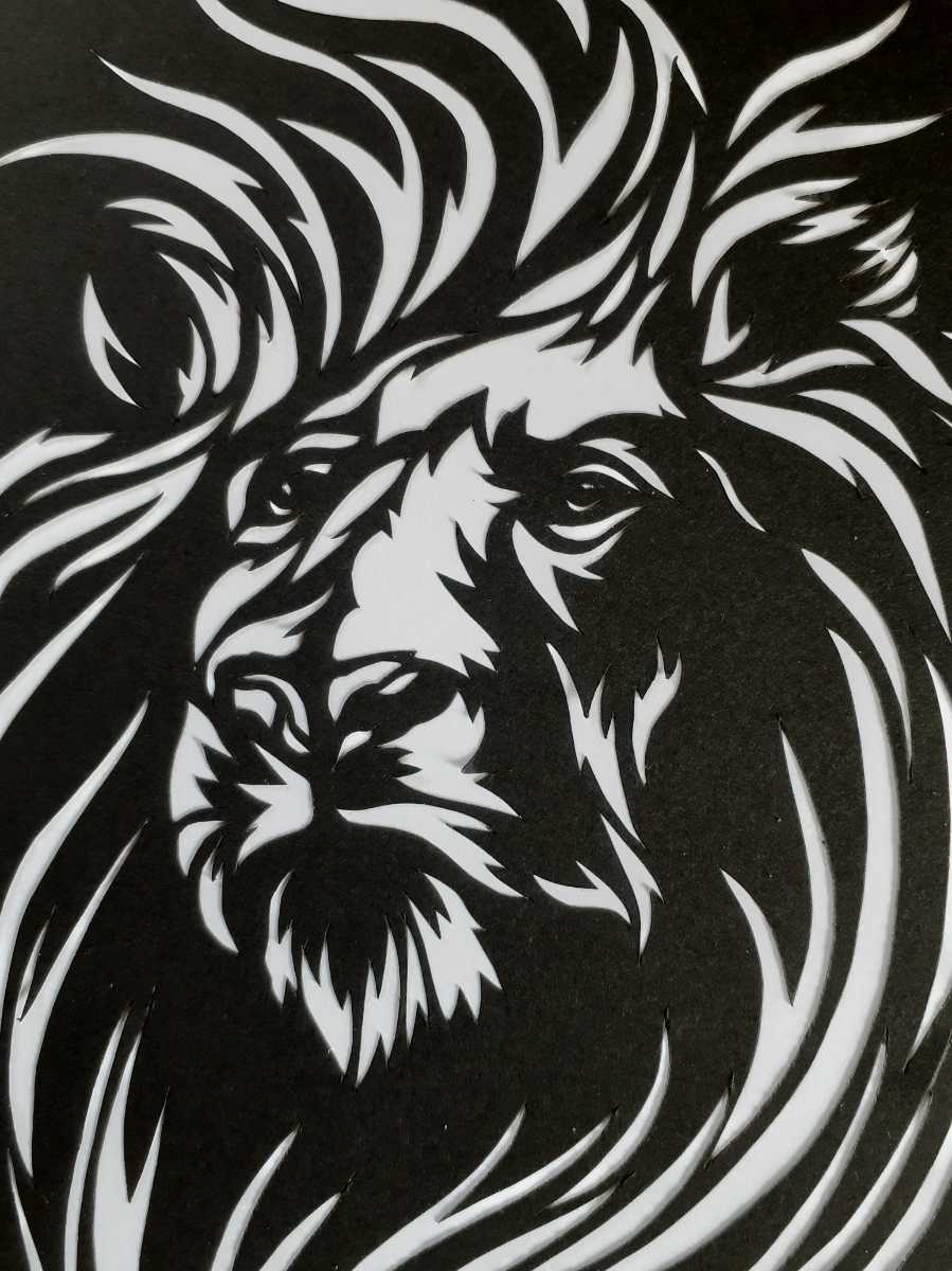  cut .. art male lion 