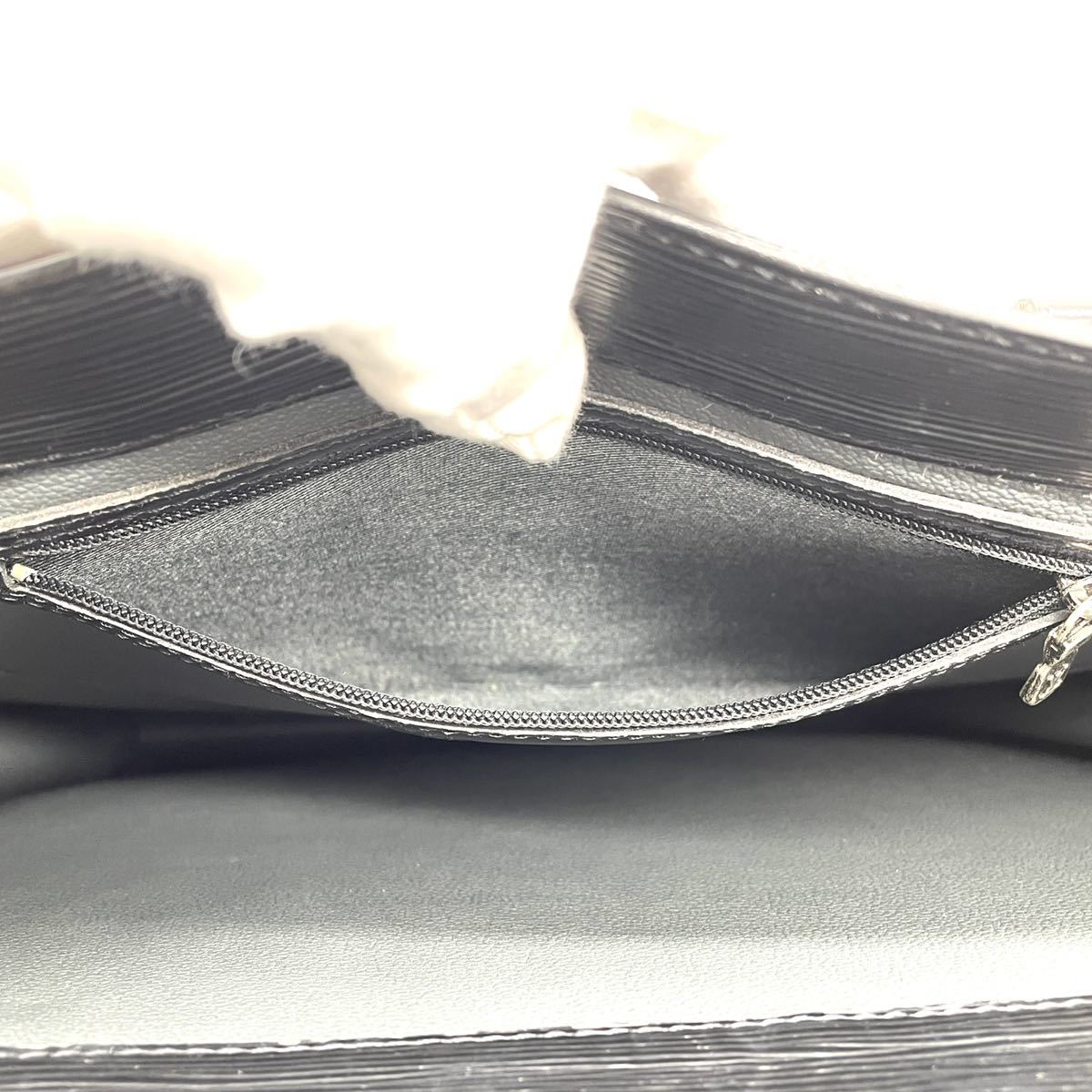 極美品 べたなし LOUIS VUITTON ルイヴィトン エピ ノワール ブラック