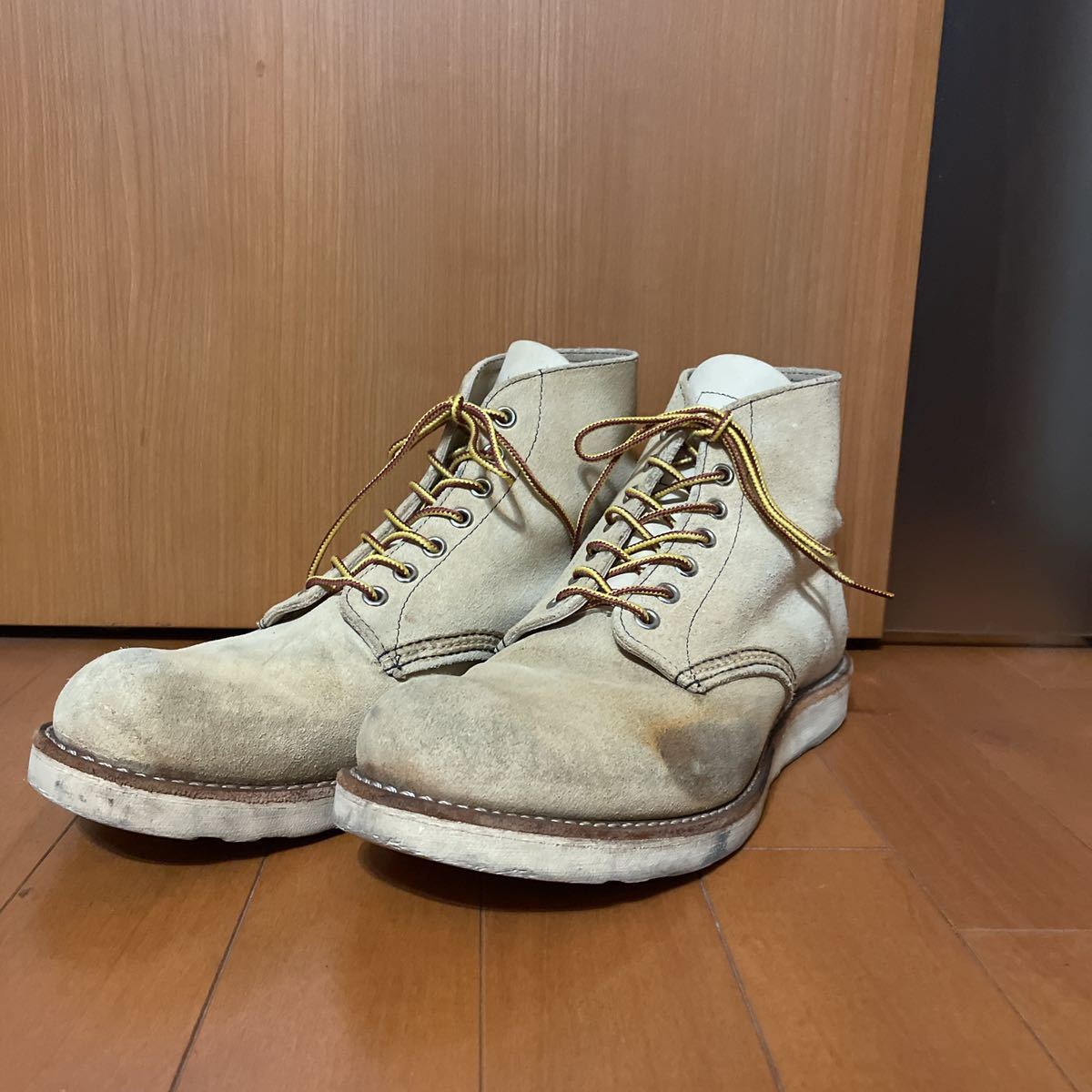  редкий снят с производства [RED WING]8167 6inch замша простой tu ботинки Red Wing American Casual обратная сторона . б/у одежда кожа ботинки Irish setter 