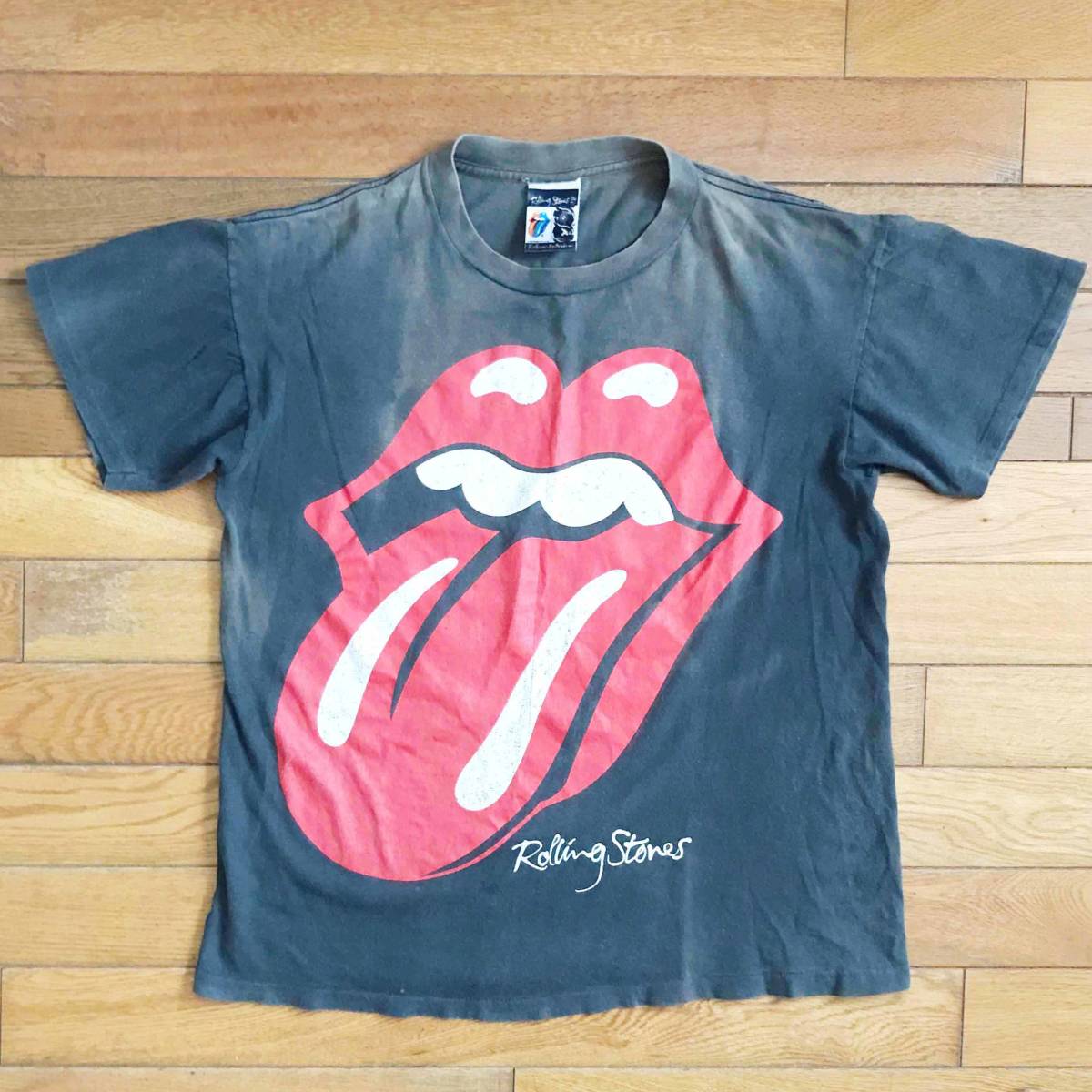  low ring Stone zTHE ROLLING STONES Tour T-shirt L size 