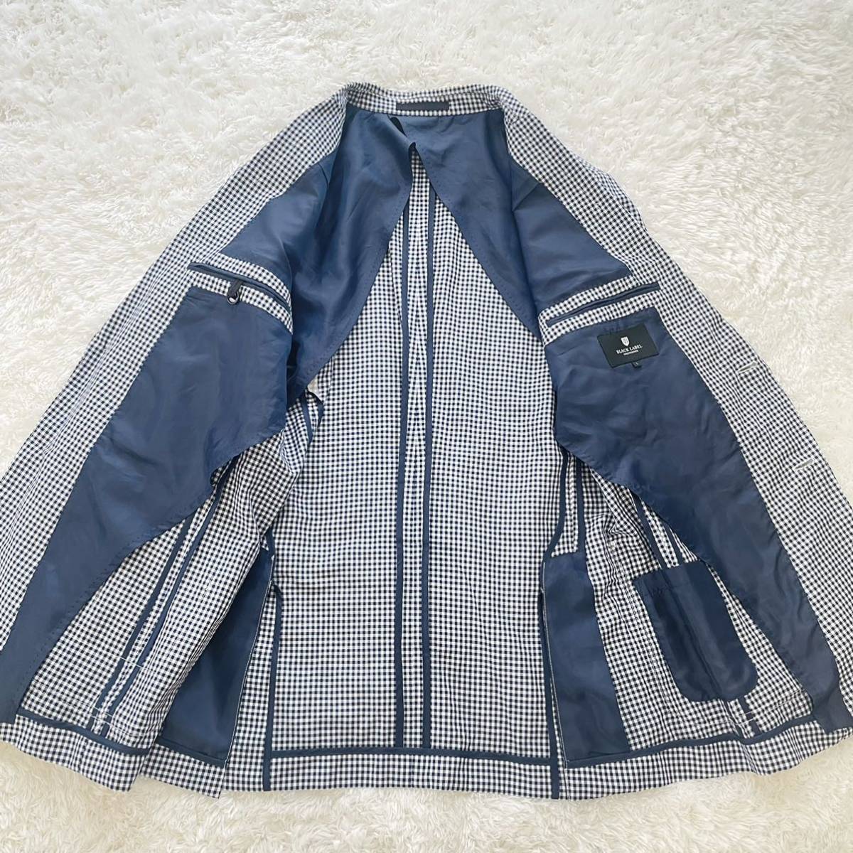 美品○ブラックレーベルクレストブリッジ 春夏 サマーテーラード