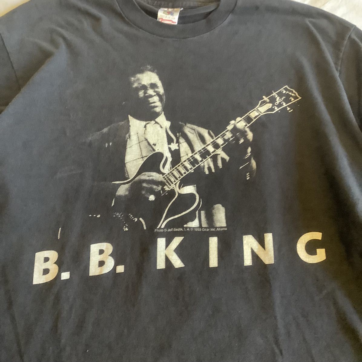 1990s Gear inc B.B. King Vintage Jazz блюз футболка фрукты ob The салон 80s 90s частота музыка XL